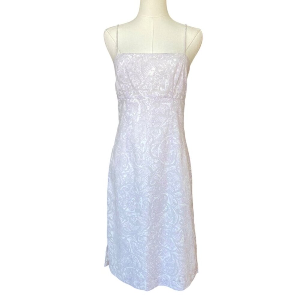 Y2K Banana Republic Slip Dress Size 2 Lavender Strappy Fairy Coquette Pastel‎